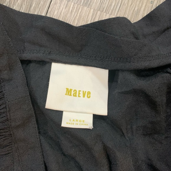 Mauve Ruffle Blouse Size Large - Picture 3 of 3